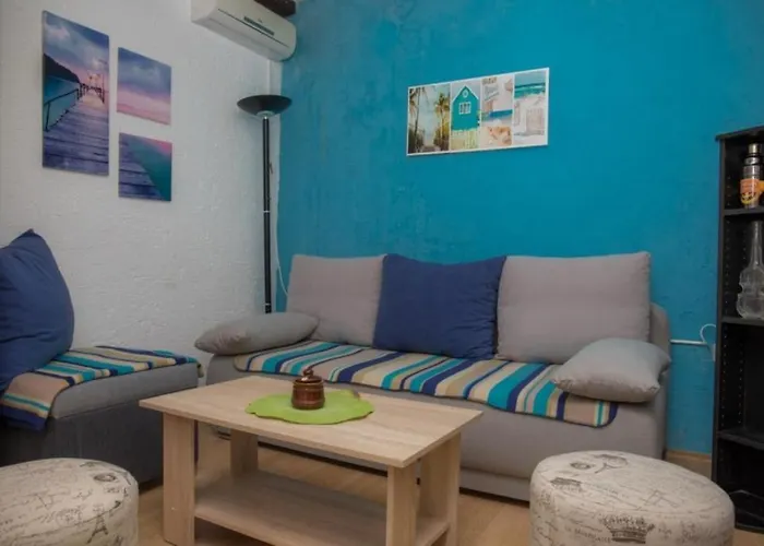 Apartman In With Sea View, Terrace, Air Conditioning, Wifi 4628-56